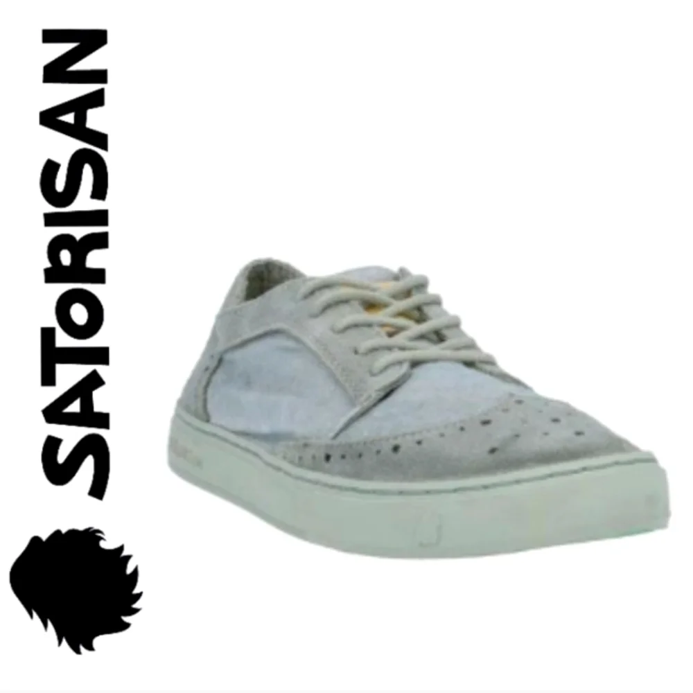 Satorisan Yukai Suede -Lin Men's Gray Sneakers. Size 39 US Men(6.5) Women (8).